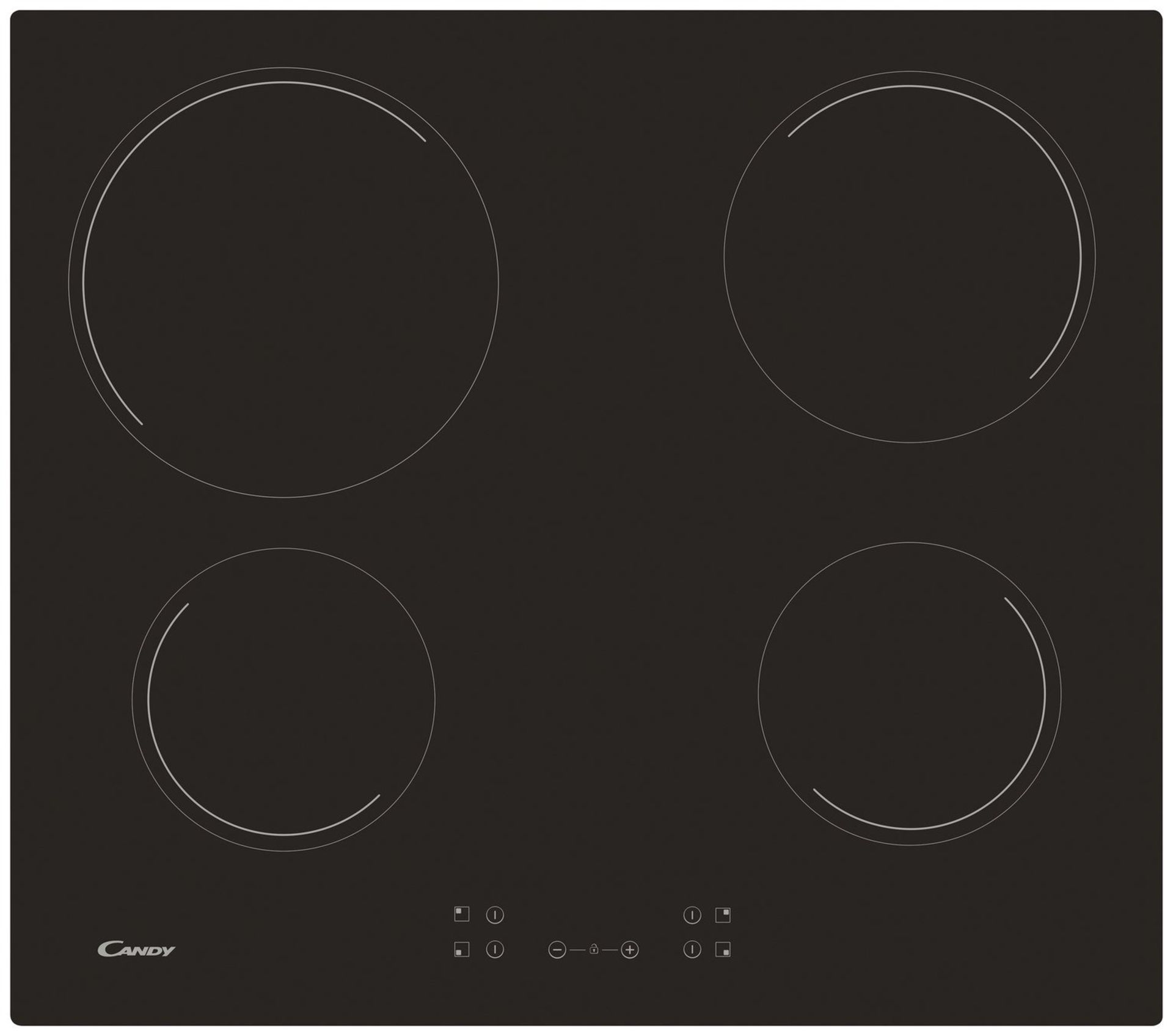 CANDY CH64CCB 60cm Electric Ceramic Hob - Black - ER50