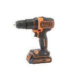 Black+Decker 18V Li-Ion Brushed Cordless Combi Drill - ER50