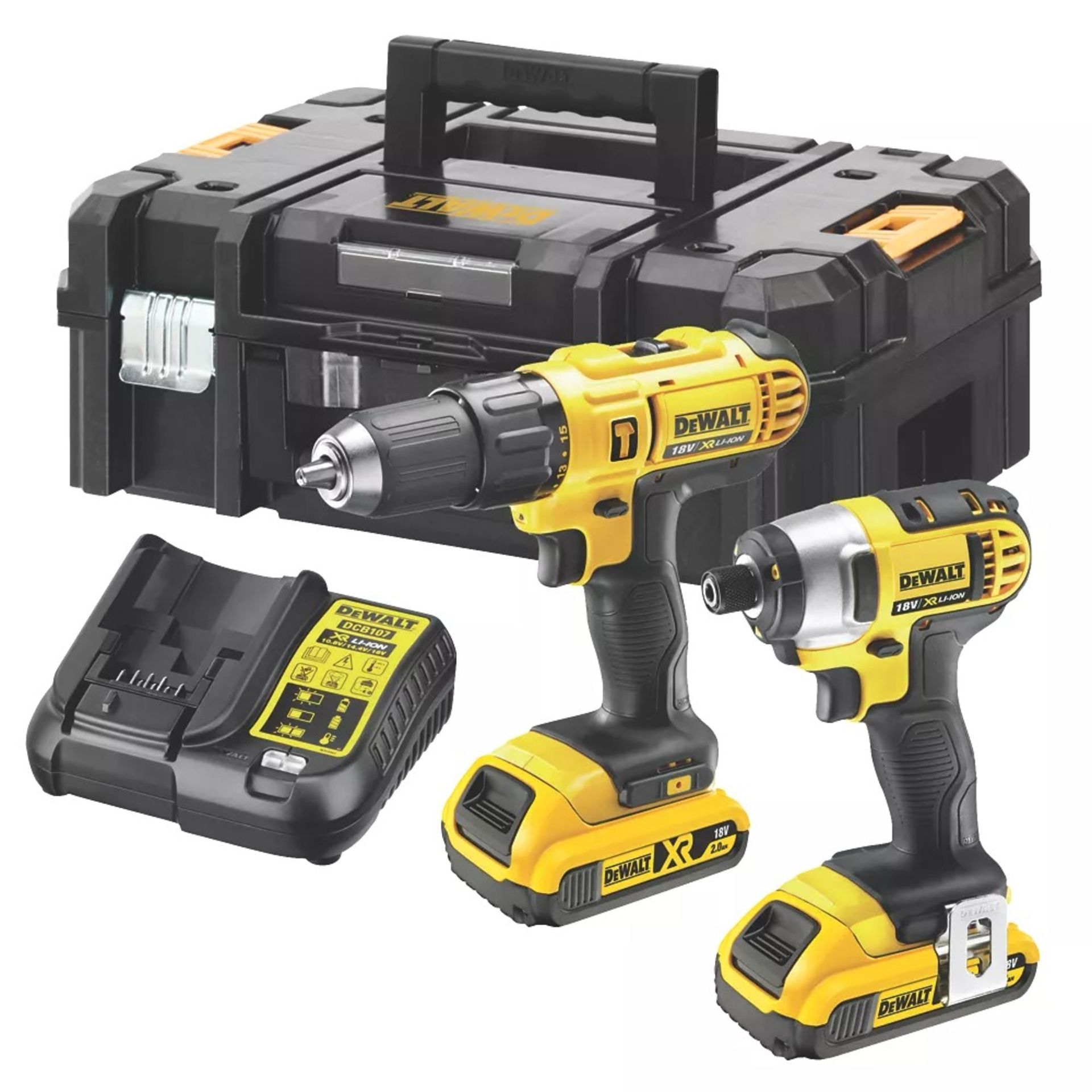 DeWalt XR 1.5Ah Li-Ion Cordless Combi Drill & Impact Driver - ER47