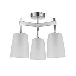 Quadryx Satin Nickel Effect 3 Light Spotlight - ER47