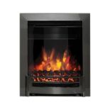 Be Modern Edana 2kW Black Chrome effect Electric Fire - ER47