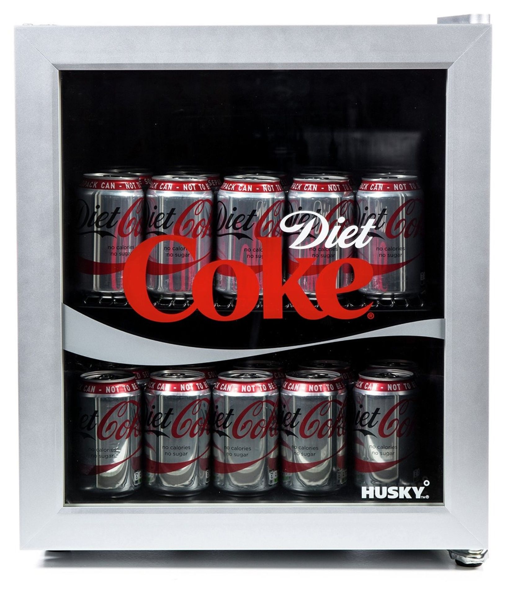 Husky Diet Coke 46 Litre Drinks Cooler - Silver - ER47