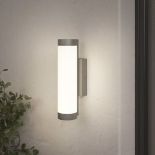GoodHome Callisto Fixed Matt Dark Grey Mains-Powered Integrated LED Outdoor Wall Light 1400Lm -
