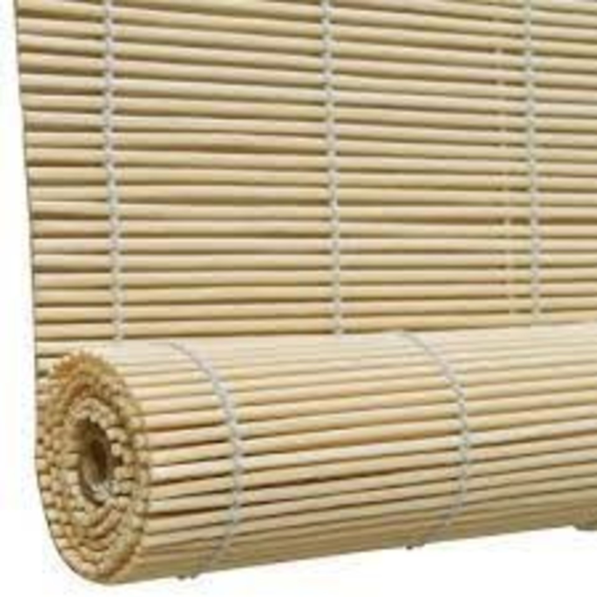 7x vidaXL Natural Bamboo Roller Blinds - ER47