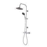 Cooke & Lewis Lidia Chrome Effect Wall-Mounted Shower - ER47