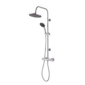 Cooke & Lewis Lidia Chrome Effect Wall-Mounted Shower - ER47