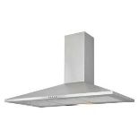 Cooke & Lewis Chs90 Inox Stainless Steel Chimney Cooker Hood - ER50