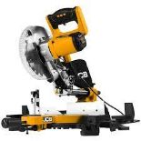 JCB 210mm 8" Electric Sliding Mitre Saw, Brushless, Corded, 1500W, 230-240V - ER48