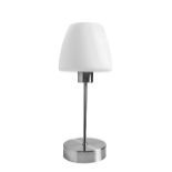 GoodHome Kluan Brushed White Nickel Effect Table Light - ER48