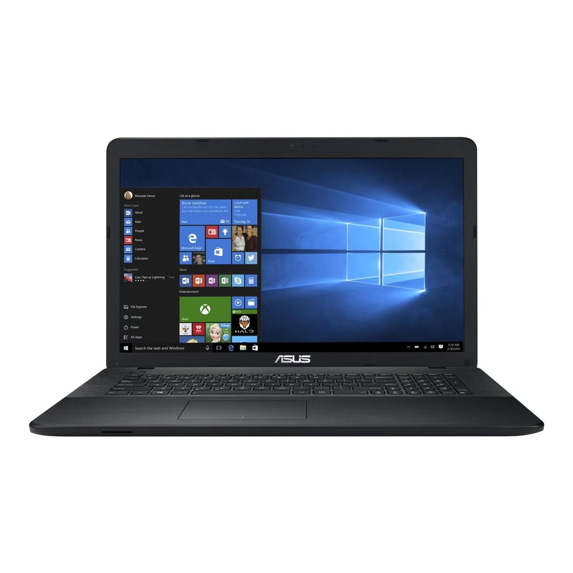 Asus X751NA Intel Celeron N3350 8GB 1TB DVD-RW 17.3 Inch Windows 10 Laptop. - PCKBW. RRP £510.00.