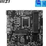 MSI PRO B760M-P DDR4 Motherboard - PCKBW., Micro-ATX - Supports Intel 12th & 13th Gen Core