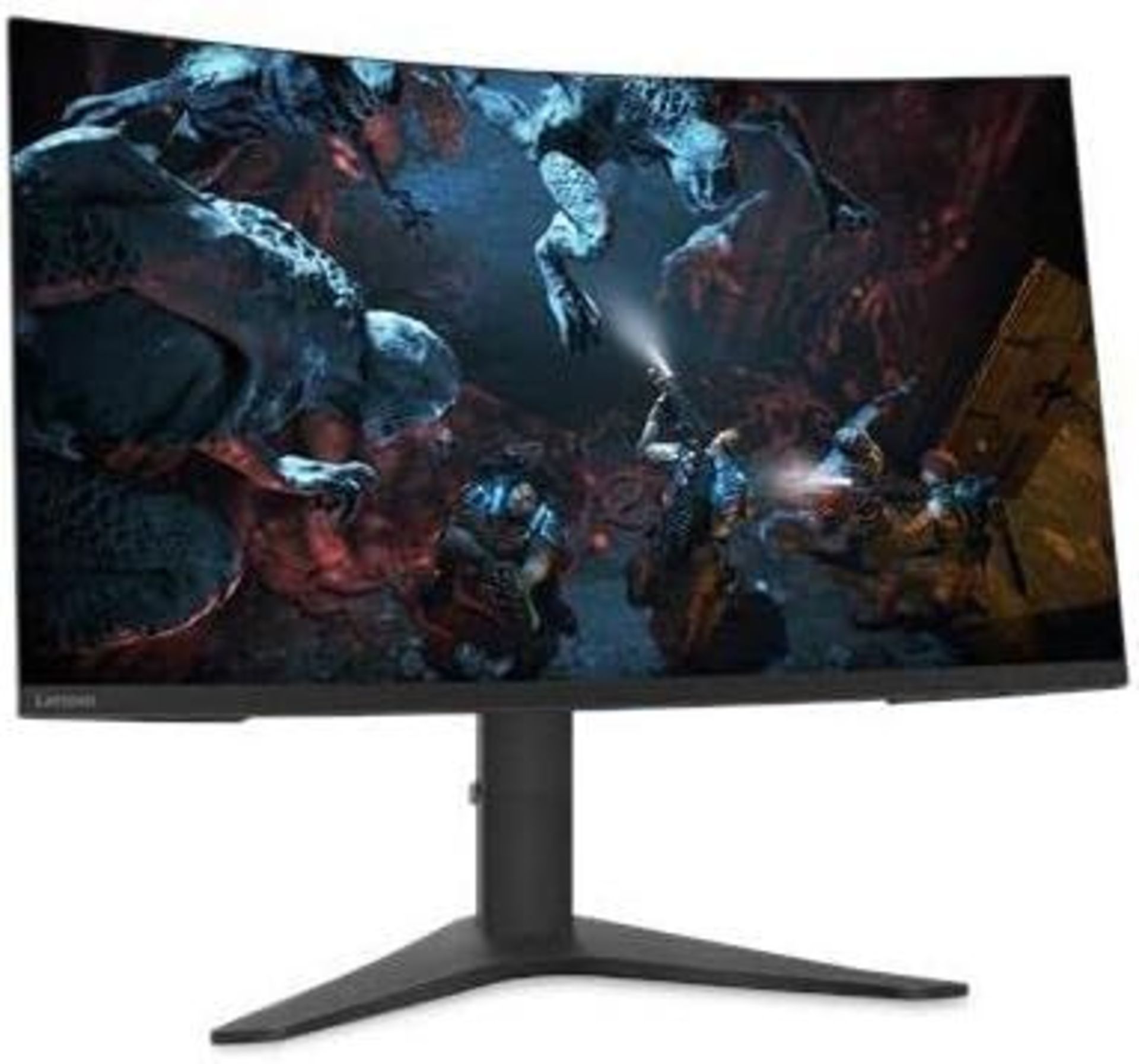 Lenovo G32qc-10 31.5 Inch QHD Curved Monitor (VA Panel, 144 Hz, 4 ms, HMDI, DP) Tilt & Height