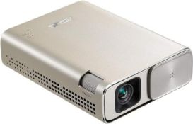 ASUS ZenBeam Go E1Z Portable LED Projector, USB Connection, 150 Lumens, Built-In 6000 mAh Battery, 5