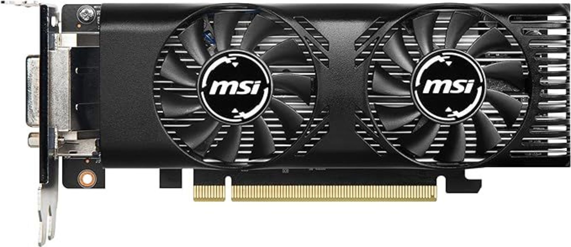 MSI GeForce GTX 1650 4GT LP OC Graphics Card '4GB GDDR5, 1695MHz, Low Profile design, HDMI, DVI-D,