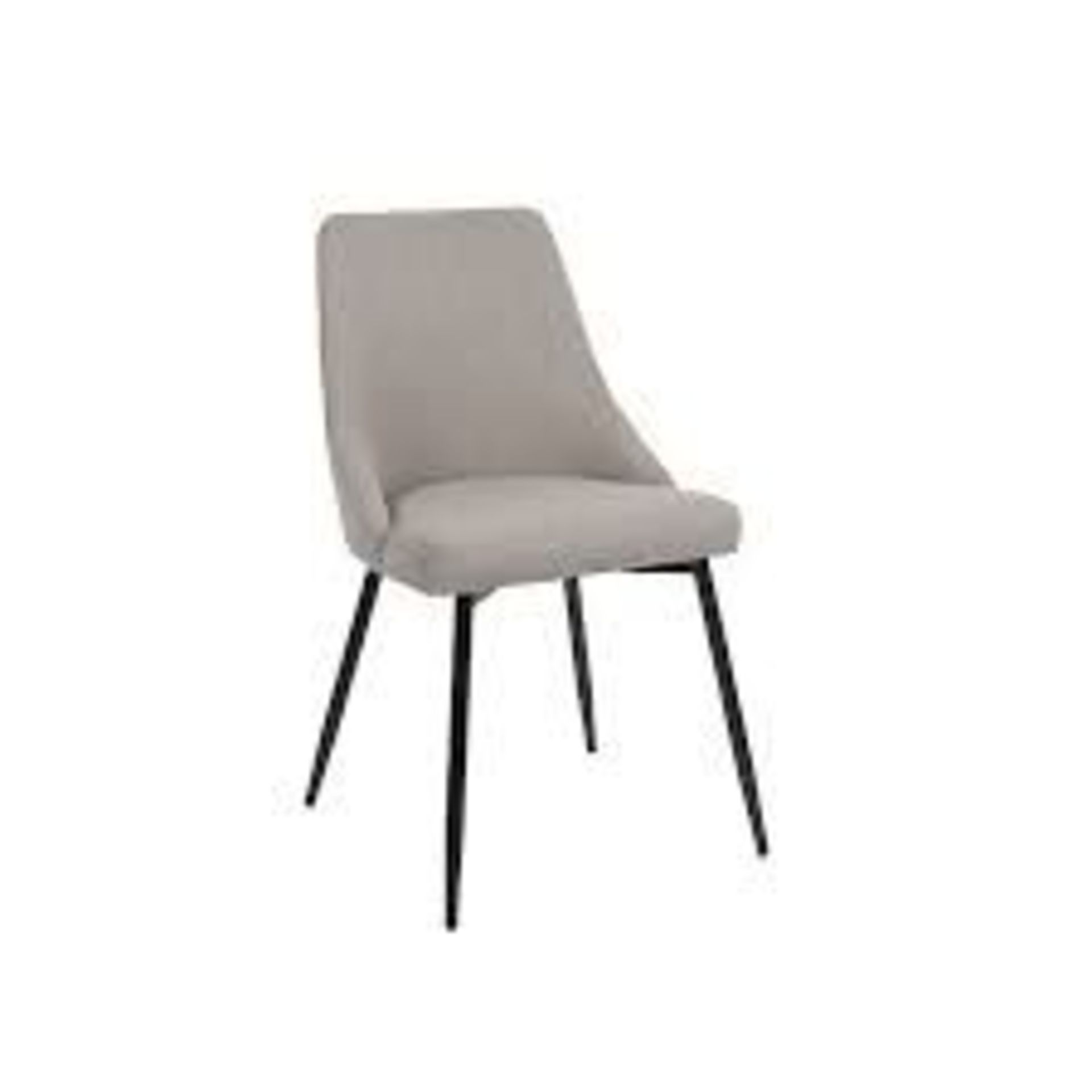 Boldo Grey Chair (H)865mm (W)520mm (D)560mm, Pack of 2. - R9BW.