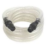 Reinforced Suction Hose with Filter Clear 7m x 1". - PW.
