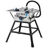 Mac Allister 1500W 220-240V 254mm Corded Table saw. - PW. MacAllister 1500W table saw features bevel