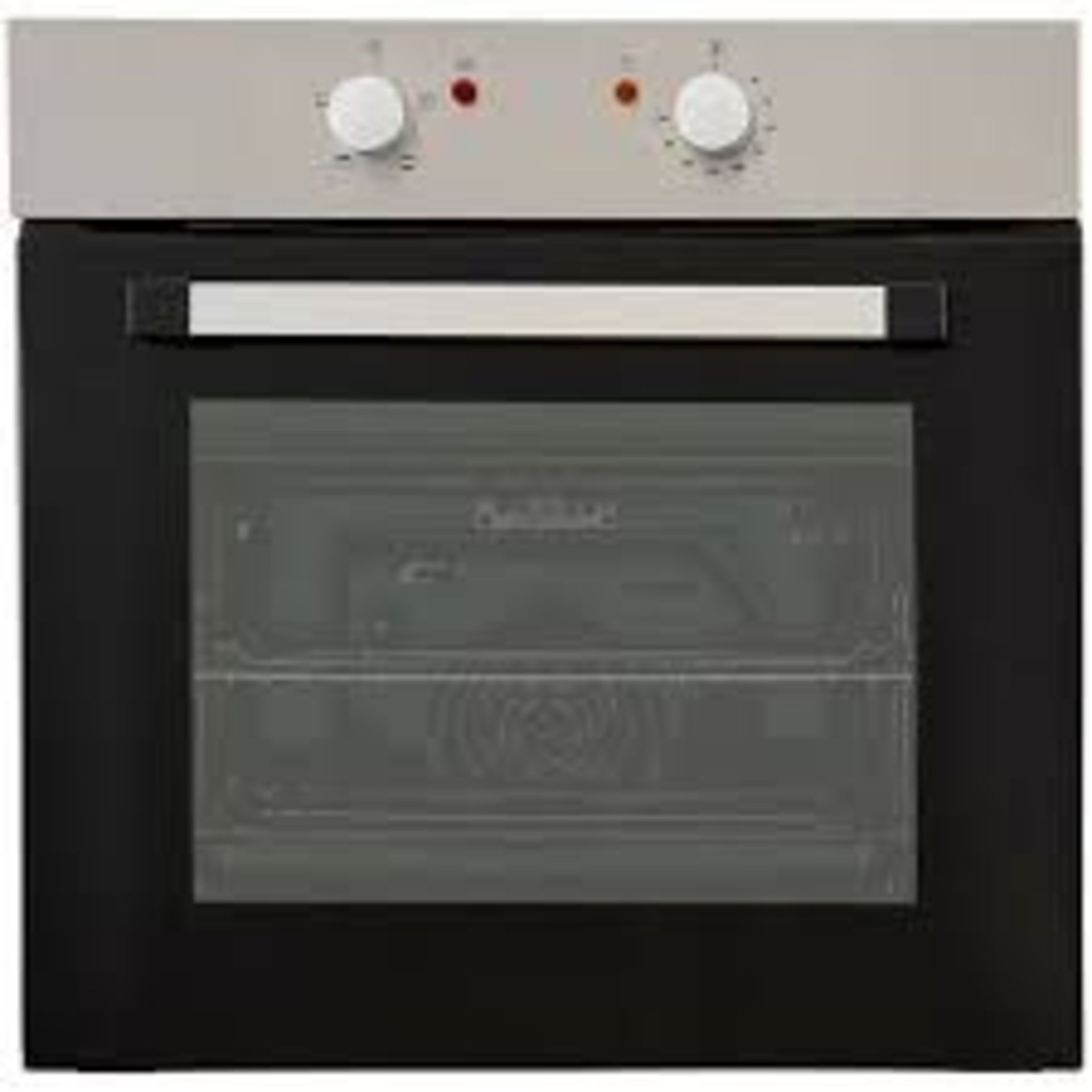 Cooke & Lewis CSB60A Built-in Single Conventional Oven - Chrome effect. - R9BW. This conventional,