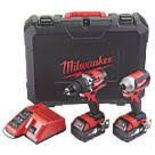 Milwaukee M18 CBLPP2A-402C 18V 2 x 4.0Ah Li-Ion RedLithium. - PW. RRP £349.00.