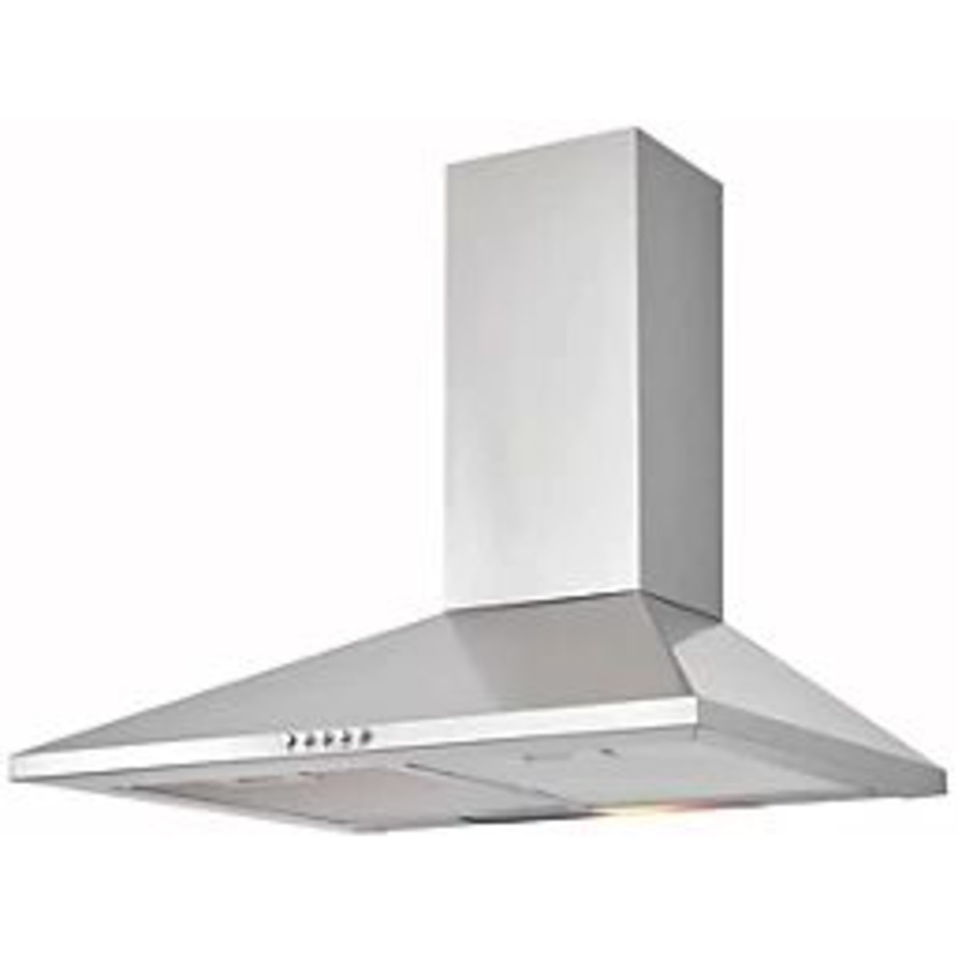 COOKE & LEWIS CHIMNEY HOOD STAINLESS STEEL 600MM. - R9BW. Helps to remove cooking odours and