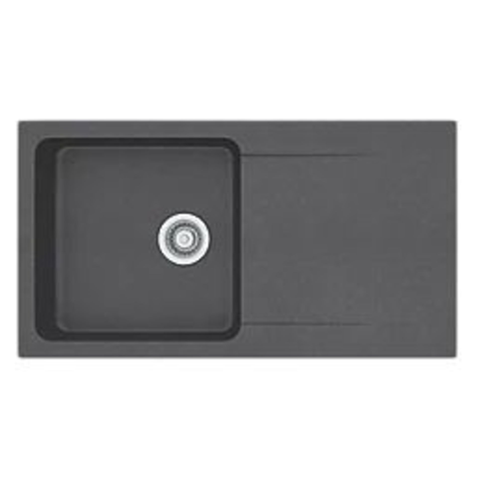 FRANKE ORION 1 BOWL TECTONITE INSET KITCHEN SINK BLACK REVERSIBLE 940MM X 510MM. - PW. Modern,