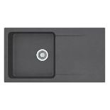 FRANKE ORION 1 BOWL TECTONITE INSET KITCHEN SINK BLACK REVERSIBLE 940MM X 510MM. - PW. Modern,