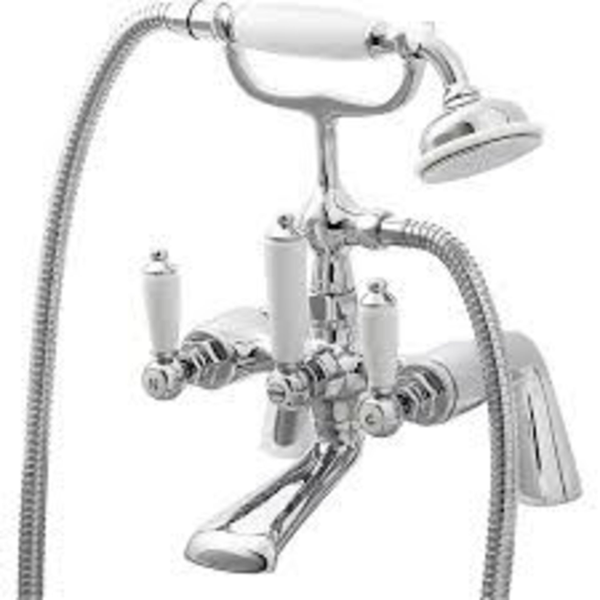 GoodHome Brean Shower mixer Tap. - PW.