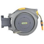 Hozelock Auto-Reel 10.5mm x 30m. - PW. Wall-mounted reel with self-layering design that