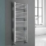 300x1200mm Straight Chrome Heated Towel Warmer Ladder Rail. -S2