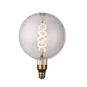 CGC Extra Large Clear Glass Spiral Filament E27 LED Bulb. - PW.