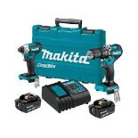 Makita Makita DLX2414ST 18V 2x5Ah BL Combi Drill/Impact Driver. - PW. This brushless twin pack