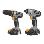 TITAN TTI884COM/TTI885IPD 18V 2 X 2.0AH LI-ION TXP CORDLESS TWIN PACK. - PW.