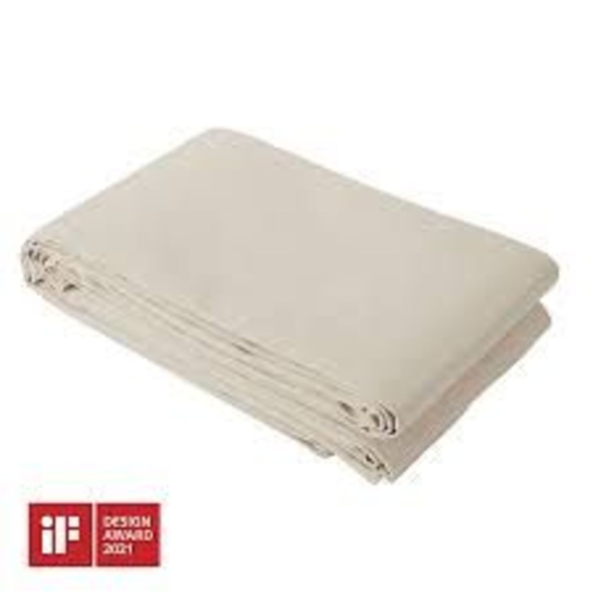 3 x GoodHome Cotton Dust sheet, (L)7m, (W)1m. - PW.