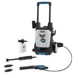 Mac Allister Corded Pressure washer 1.8kW MPWP1800-3. - R9BW. This 1800w compact pressure washer