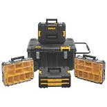 DeWalt TSTAK Tool Chest Bundle 5 Piece Set. - PW. Set consisting of a rolling TSTAK tool chest, a