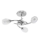 Lighting | Mai 3 Way Silver Ceiling Bar Light |. -PW