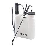 WHITE BACKPACK PRESSURE SPRAYER 12LTR. - PW. Backpack pressure sprayer with ergonomic design and