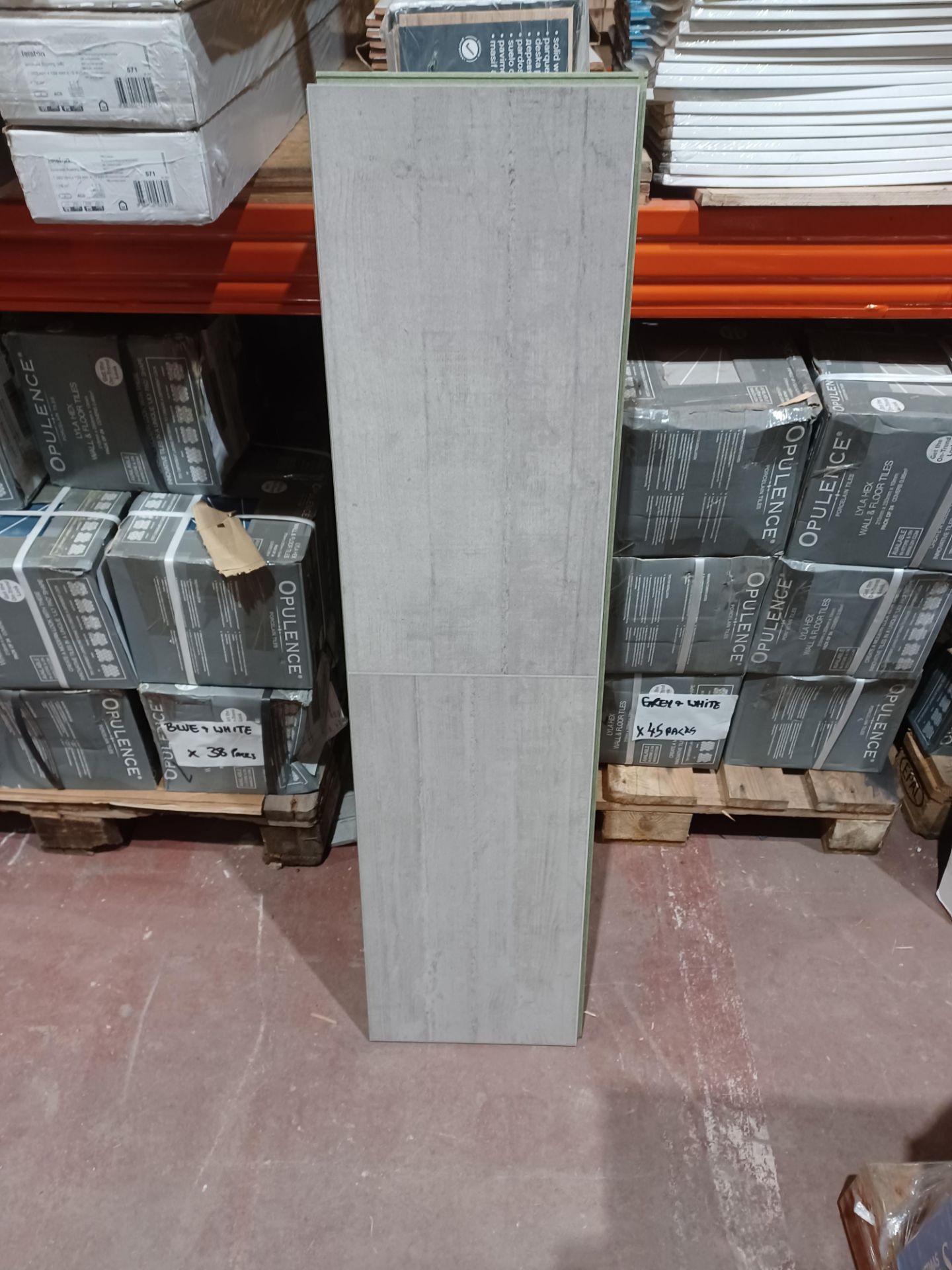 3 x Packs of Colours Leggiero Concrete Tile Effect Laminate Flooring 1.72m2 giving this a coverage