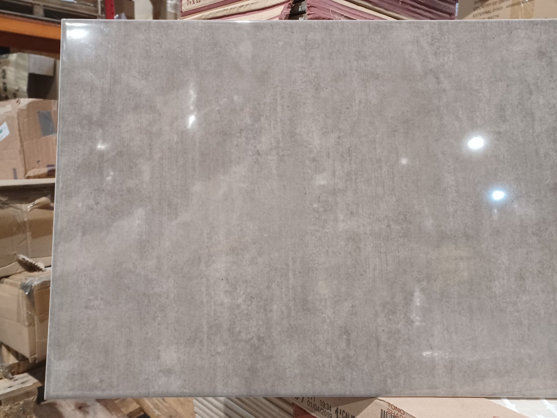 7.84 METRES SQUARED OF PORCELANOSA NIMBUS ACERO CERANCO TILES. 310x590mm. RRP £79.45 PER M2 - Image 2 of 2