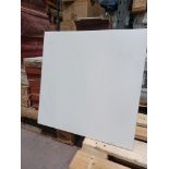 8 X PACKS OF 600X600MM Johnsons Bianco White Marble Matt PORCELAIN FLOOR & WALL TILES. (BIA01F) EACH