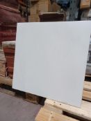 8 X PACKS OF 600X600MM Johnsons Bianco White Marble Matt PORCELAIN FLOOR & WALL TILES. (BIA01F) EACH