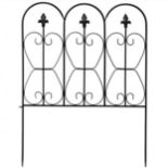 Garden Fencing Panels for Decoration with Arched and Inter-lockable Design - ER24