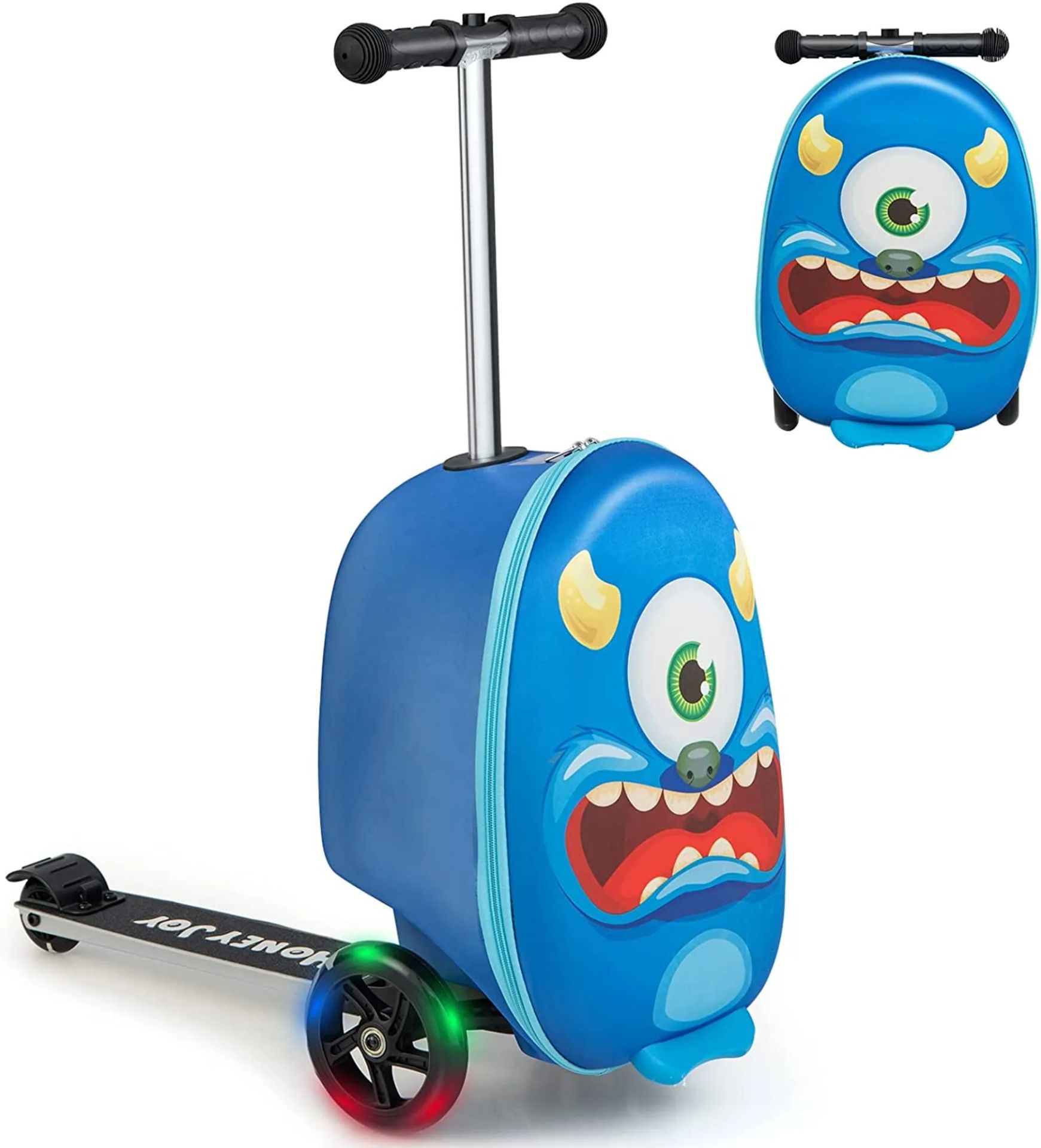 2 in 1 Children's suitcase and scooter - ER24