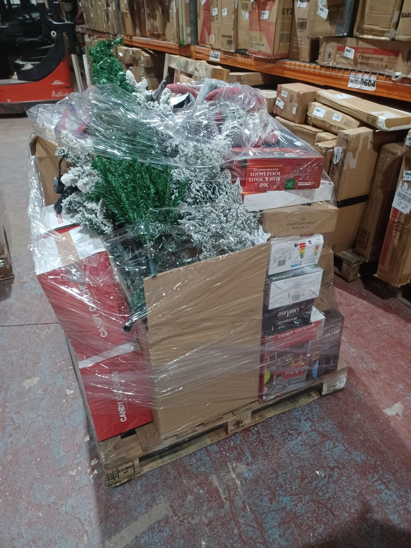 Pallet of Goods to contain; Kitchen Goods, Household Goods, Kids Games, Christmas Goods, Lighting - Image 3 of 4