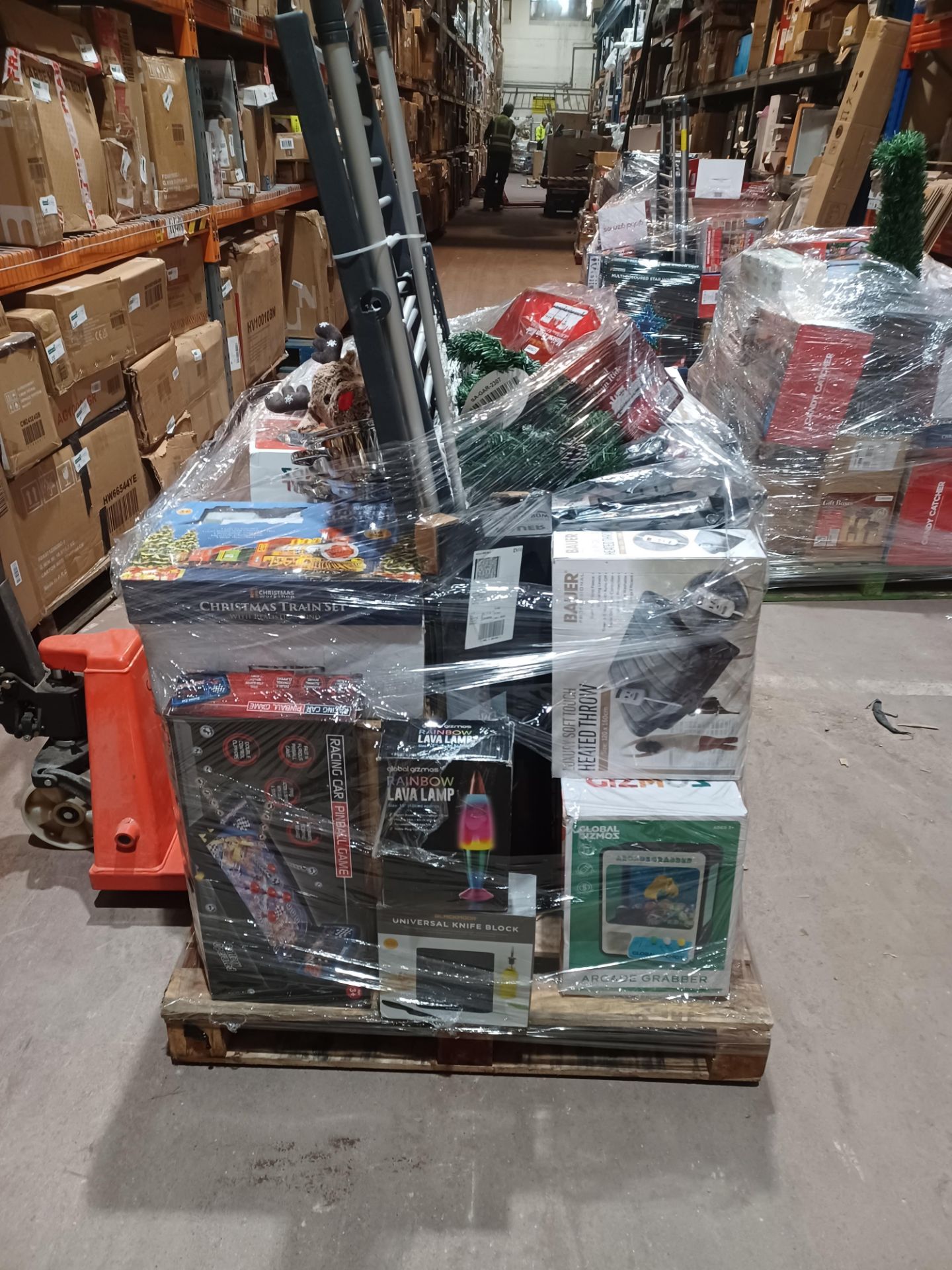 Pallet of Goods to contain; Heated Throws, Bedroom Goods, Kettles, Kids Set Games, Doughnut Maker, - Image 3 of 4