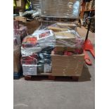 Pallet of Goods to contain; Kettles, Lighting, Mop & Bucket, Heated Blankets, Dehumidifiers,