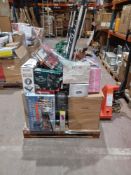 Pallet of Goods to contain; Heated Throws, Bedroom Goods, Kettles, Kids Set Games, Doughnut Maker,