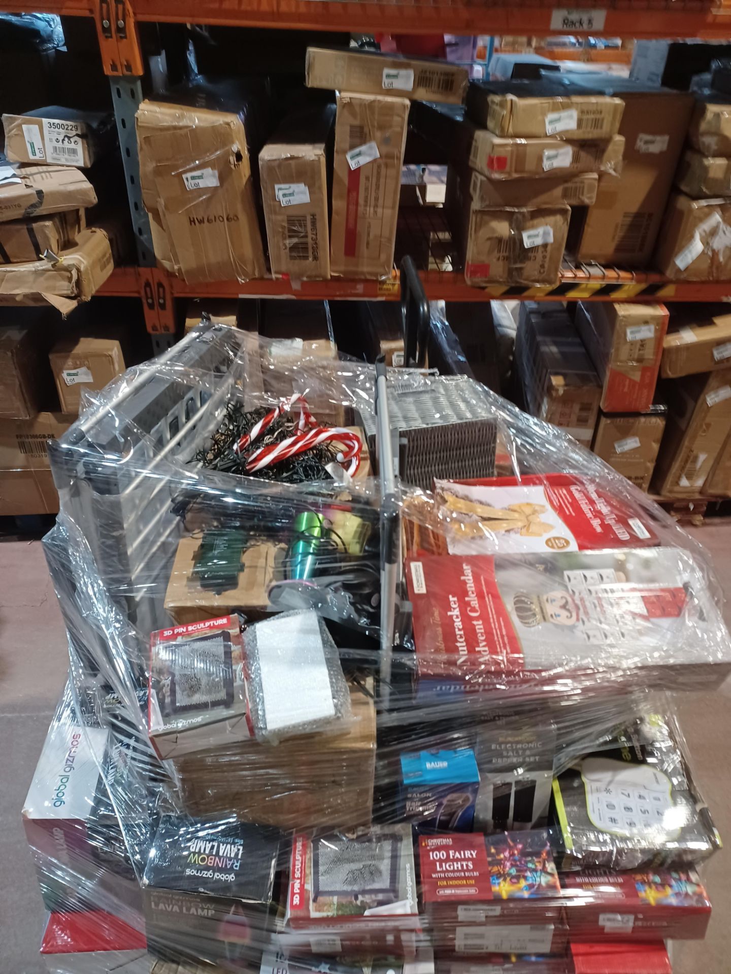 Pallet of Goods to contain; Electric Warmer Airer, Pancake Maker, Phone, Electrical Goods, Fairy - Bild 4 aus 4