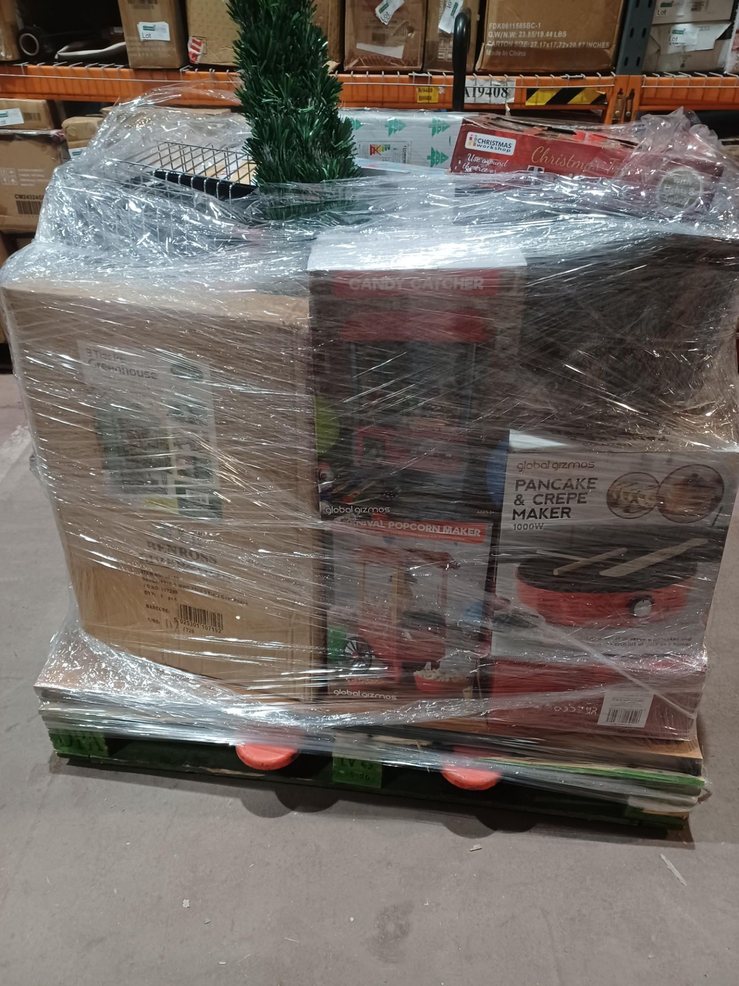 Pallet of Goods to contain; Pancake Maker, Arcade Games, LED Lighting Goods, Popcorn Maker, Candy - Image 2 of 4