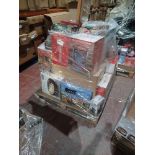 Pallet of Goods to contain; Pancake Maker, Kitchen Goods, Arcade Kids Games, Fairy LED Lights,